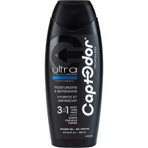 Gel douche 3 en 1, 400 ml, Ultra fraîcheur, Bouteille Meunier Outillage Industriel