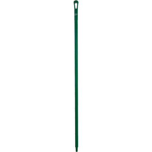 Manche ultra hygi&eacute;nique, Balai/Grattoir/Raclette, Vert, Ergonomique, 59" lo Meunier Outillage Industriel