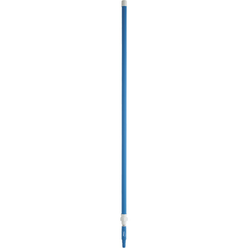 Manche de brosse pour plateforme, Brosse/Support &agrave; tampon, Bleu, T&eacute;lescopique, 62"-113" lo Meunier Outillage Industriel