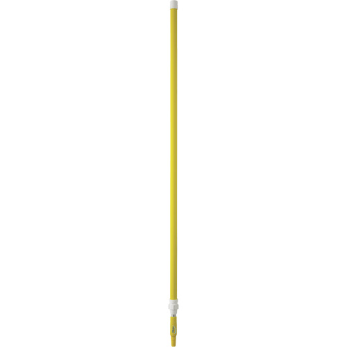 Manche de brosse pour plateforme, Brosse/Support &agrave; tampon, Jaune, T&eacute;lescopique, 62"-113" lo Meunier Outillage Industriel