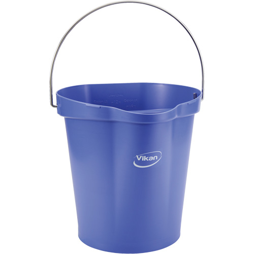 Food Hygiene Bucket, Purple, 3 US gal. Meunier Outillage Industriel