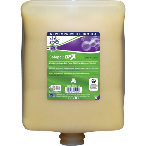 Solopol&reg; GFX Hand Cleaner, Liquid, 3.25 L, Plastic Cartridge, Scented Meunier Outillage Industriel