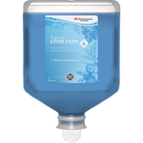 Refresh Azure Hand Soap, Foam, 2 L, Scented Meunier Outillage Industriel