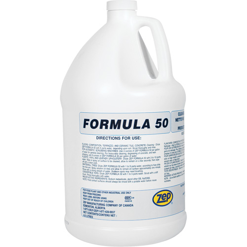 Formula 50 Heavy-Duty Alkaline Cleaner, 4 L, Jug Meunier Outillage Industriel