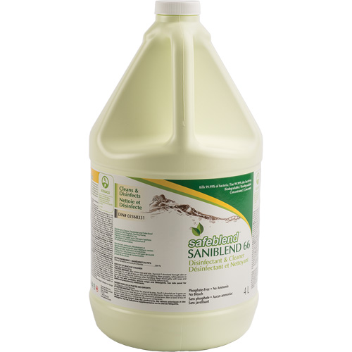 SaniBlend 66 Concentrated Disinfectant Cleaner, 4 L, Jug Meunier Outillage Industriel