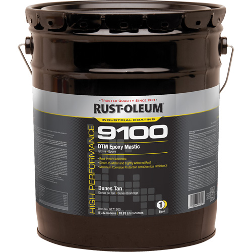 9100 System DTM Epoxy Mastic Base, Dunes Tan, 5 gal., Pail Meunier Outillage Industriel