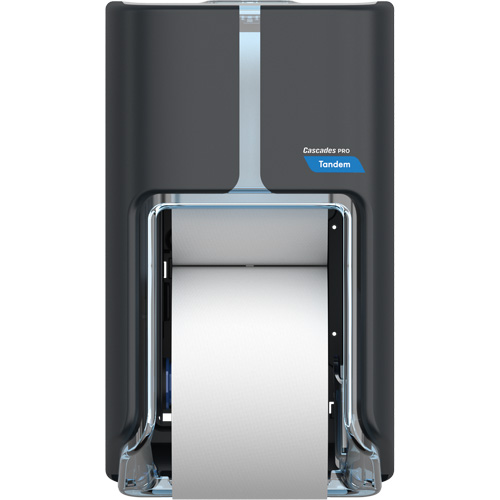 Distributeur haute capacit&eacute; de papier hygi&eacute;nique Pro Tandem &agrave; deux rouleaux, un par-dessus l'autre, Multiple Capacit&eacute; du rouleau Meunier Outillage Industriel