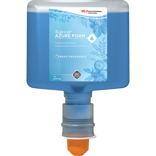 Refresh Azure Handwash, Foam, 1.2 L, Scented Meunier Outillage Industriel