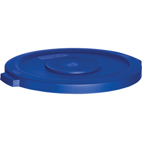 Couvercle pour contenant &agrave; d&eacute;chets, Couvercle plat, Plastique, Convient aux contenants 22" dia. Meunier Outillage Industriel