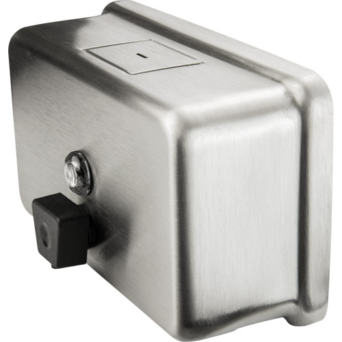 Horizontal Soap Dispenser, Push, 1200 ml Capacity, Bulk Format Meunier Outillage Industriel