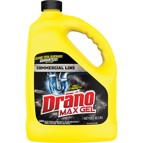 Produit d&eacute;bouchant pour tuyaux Drano Max Gel Meunier Outillage Industriel