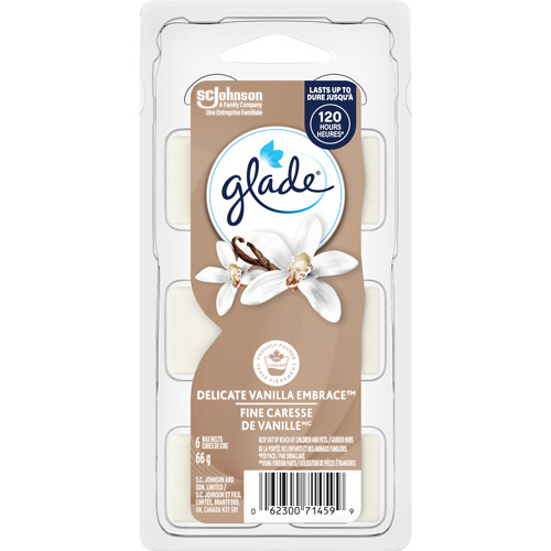 Glade&reg; Air Freshener Melts, Delicate Vanilla Embrace Meunier Outillage Industriel