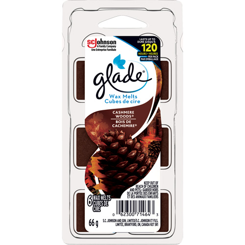 Glade&reg; Air Freshener Melts, Cashmere Woods&reg; Meunier Outillage Industriel