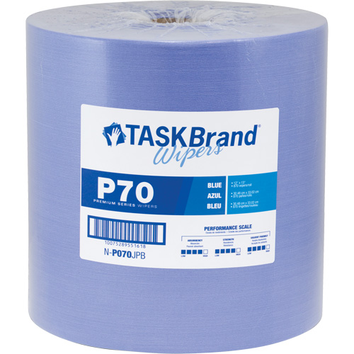 Chiffons de premi&egrave;re qualit&eacute; P70 TaskBrand, Robuste, 13" lo x 12" la Meunier Outillage Industriel