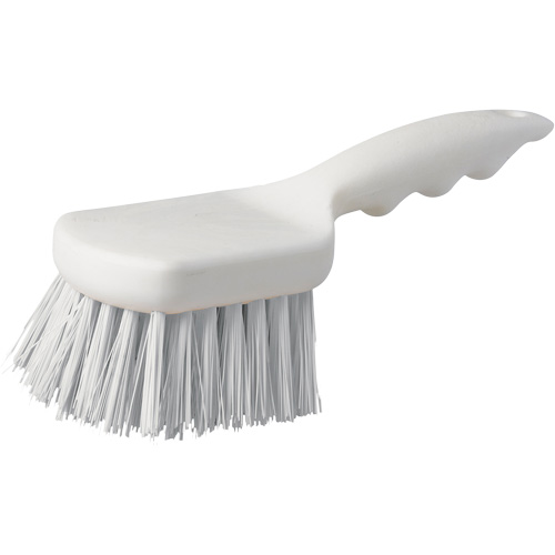 Short Handle Pot Brush, 9" L, Polypropylene Bristles, White Meunier Outillage Industriel