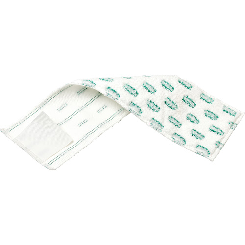 Tampon &agrave; vadrouille plat, R&eacute;cureur, Microfibre, 4-3/4" x 16" Meunier Outillage Industriel