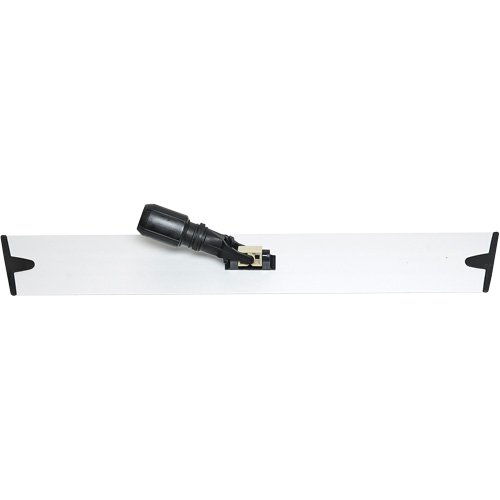 Support de vadrouille &agrave; &eacute;pousseter en microfibres &agrave; boucles et crochets, 24", Aluminium Meunier Outillage Industriel