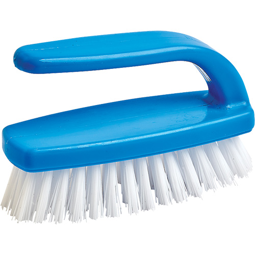Nail Cleaning Brush, 4" L, Synthetic Bristles, Blue/White Meunier Outillage Industriel