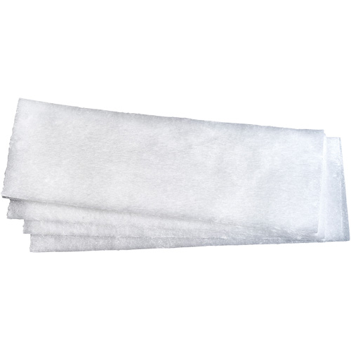 Static Attack Mop Sheets, Polyethylene, White Meunier Outillage Industriel