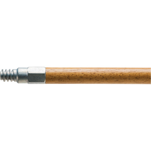 Manche en bois avec embout en m&eacute;tal, Bois, Pointe Filetage ACME, 15/16" dia, 54" lo Meunier Outillage Industriel