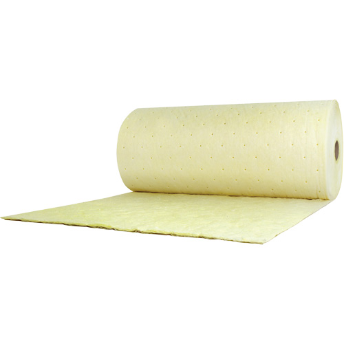 Chemical Sorbent Roll, Heavyweight, 150' L x 38" W, 89.4 gal Absorbancy Meunier Outillage Industriel