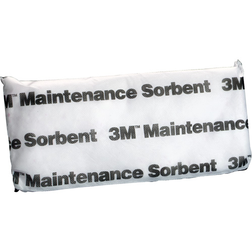 Maintenance Sorbent Pillow, Oil Only, 15" L x 7" W, 12.6 gal Absorbency/Pkg. Meunier Outillage Industriel