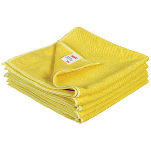 Chiffon de nettoyage haute performance Scotch-Brite, Microfibre, Jaune Meunier Outillage Industriel