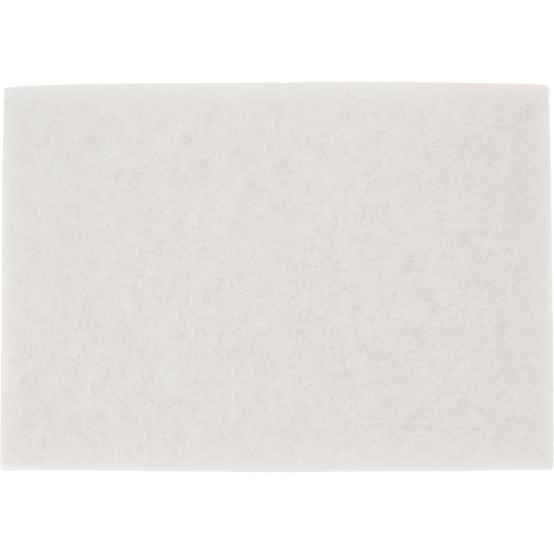 TopLine Speed Floor Pad, 14" x 20", Buffing/Cleaning/Polish, White Meunier Outillage Industriel
