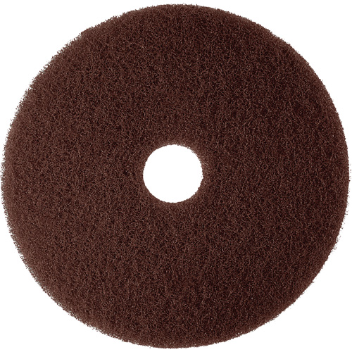 Natural Blend Pad, 12", Stripping, Brown Meunier Outillage Industriel