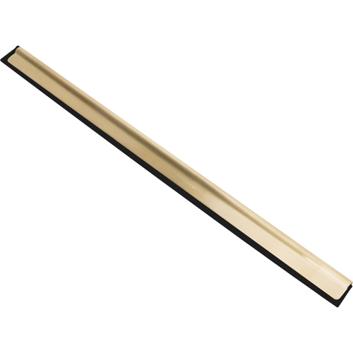 Window Squeegee Blade, 14", Rubber, Brass Frame Meunier Outillage Industriel