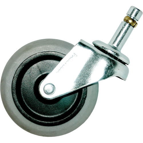 Roulette &agrave; tige pivotante de rechange pour socle roulant Meunier Outillage Industriel
