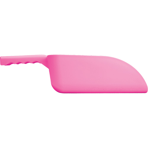 Large Hand Scoop, Plastic, Pink, 82 oz. Meunier Outillage Industriel