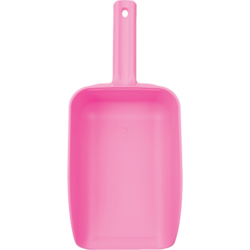 Large Hand Scoop, Plastic, Pink, 82 oz. Meunier Outillage Industriel