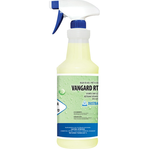 D&eacute;sinfectant pr&ecirc;t &agrave; l'emploi Vanguard, 1 L, Bouteille &agrave; g&acirc;chette Meunier Outillage Industriel