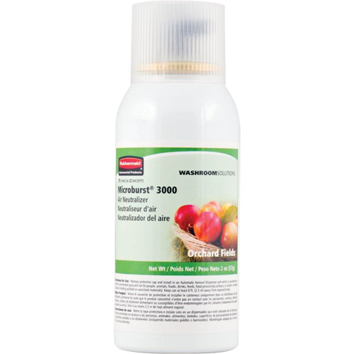Microburst&reg; 3000 Air Neutraliser Refill, Orchard Fields, Cartridge Meunier Outillage Industriel