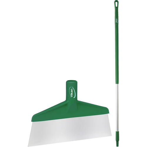 Grattoir &agrave; plancher avec manche, Vert, 9-3/5" la x 55-9/10" lo Meunier Outillage Industriel
