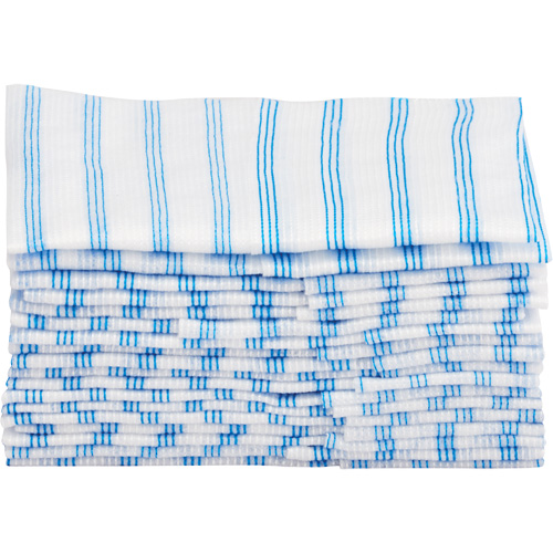 Disposable Single-Use Cloths, Microfibre, Blue/White Meunier Outillage Industriel