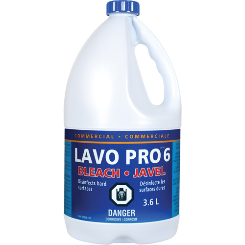 Liquid Bleach, 3.6 L, Jug Meunier Outillage Industriel
