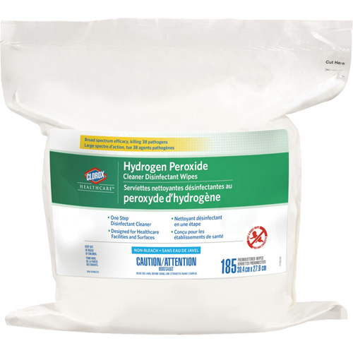 Healthcare&reg; Hydrogen Peroxide Cleaner Disinfecting Wipes, 185 Count Meunier Outillage Industriel
