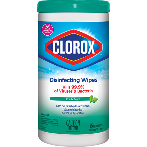 Disinfecting Wipes, 75 Count Meunier Outillage Industriel