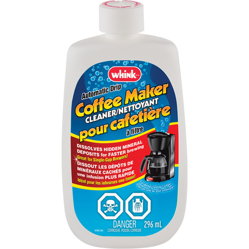 Nettoyant pour cafeti&egrave;re &agrave; filtre Whink, 296 ml, Bouteille Meunier Outillage Industriel