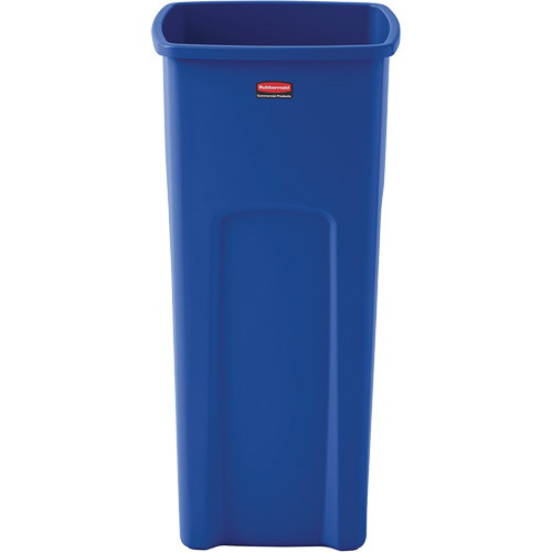 Untouchable&reg; Square Recycling Container, Bulk, Plastic, 23 US gal. Meunier Outillage Industriel
