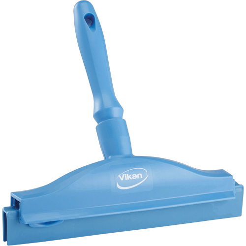 Double Blade Ultra Hygiene Squeegee, 10", Blue Meunier Outillage Industriel