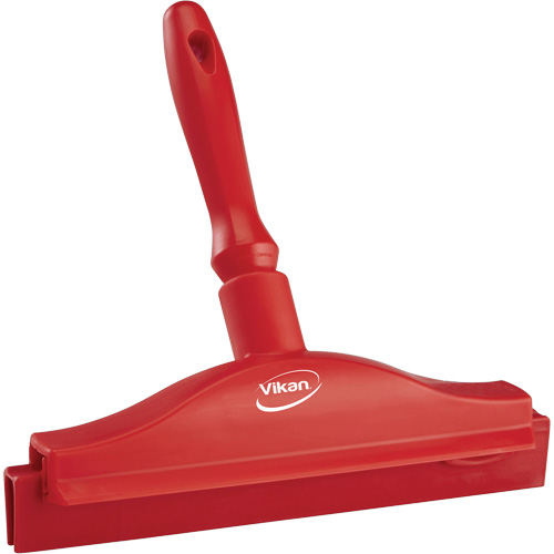 Double Blade Ultra Hygiene Squeegee, 10", Red Meunier Outillage Industriel