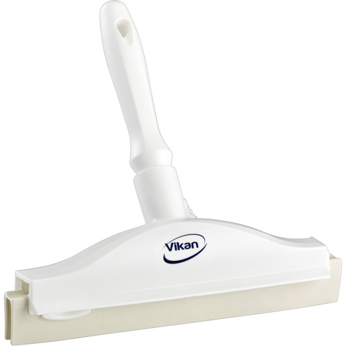 Double Blade Ultra Hygiene Squeegee, 10", White Meunier Outillage Industriel