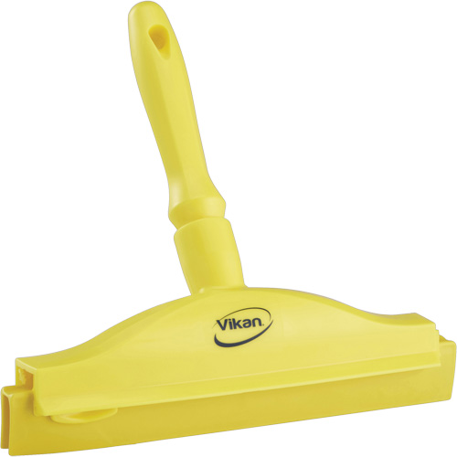 Double Blade Ultra Hygiene Squeegee, 10", Yellow Meunier Outillage Industriel