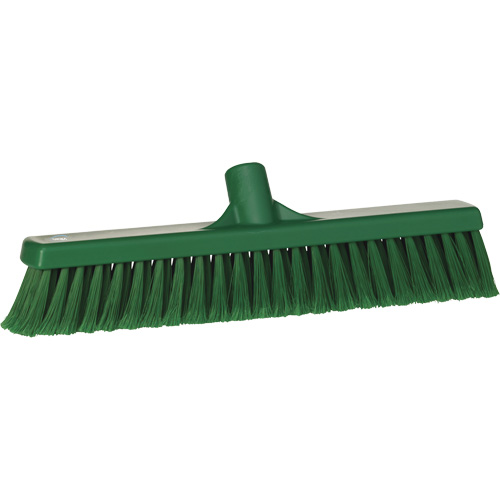 Balai-brosse pour particules fines, Crins Fin/&agrave; bout ouvrant, 16-1/4", Polypropyl&egrave;ne, Vert Meunier Outillage Industriel