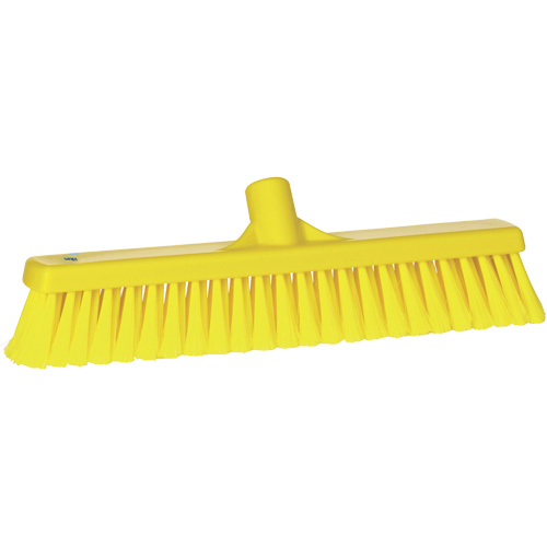 Balai-brosse pour particules fines, Crins Fin/&agrave; bout ouvrant, 16-1/4", Polypropyl&egrave;ne, Jaune Meunier Outillage Industriel
