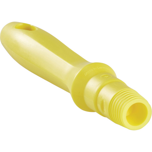 Mini Handle, Brush/Pad Holder/Scraper/Squeegee, Yellow, Standard, 6-1/4" L Meunier Outillage Industriel