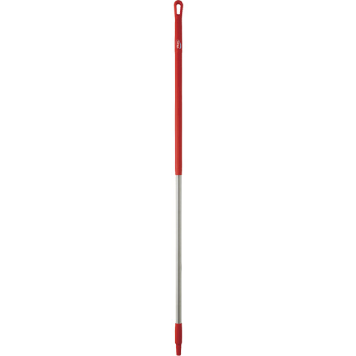 Handle, Broom/Brush/Pad Holder/Scraper/Squeegee, Red, Ergonomic, 59" L Meunier Outillage Industriel